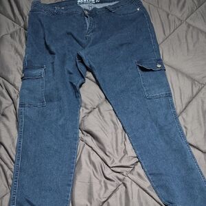 Pastels Women's Skinny Jeans - Dark Blue